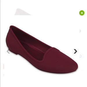 🆕 Women's Crocs Eve Flats Size 11 Plum